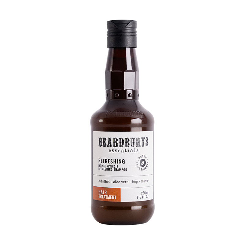 Чоловічий шампунь для волосся Beardburys Essentials Refreshing Hair Treatment Зволожувальний та освіжальний, 250 мл